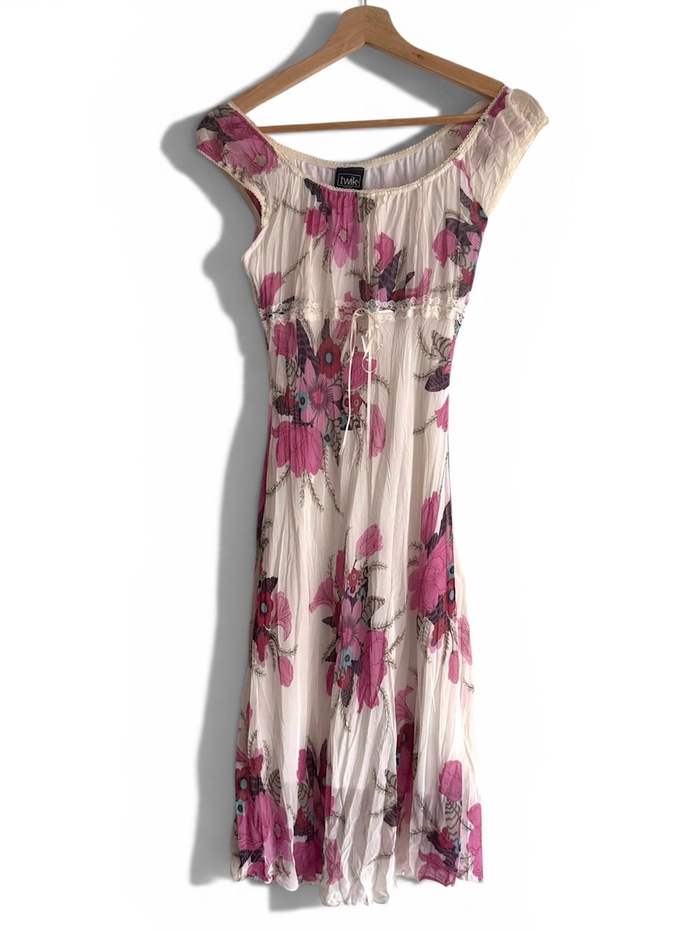 Twik by Simons Floral Babydoll Dress Size M